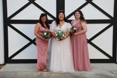 Our girls at Sarah's wedding